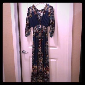 Boho maxi dress new